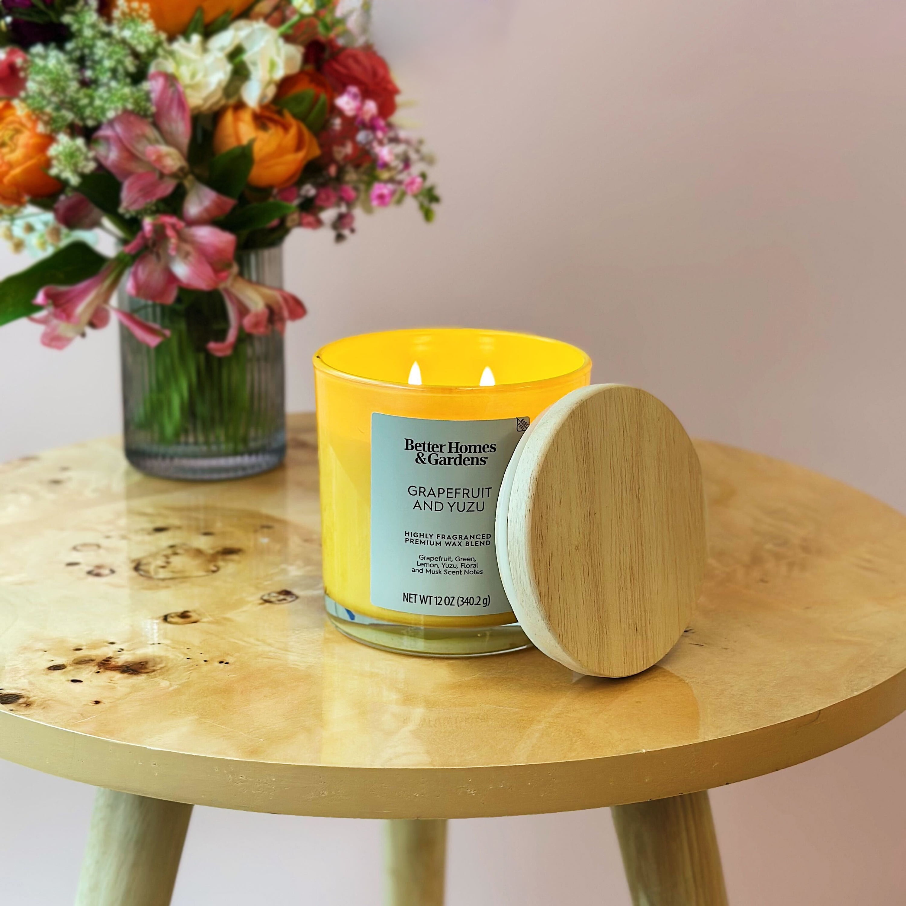 Better Homes & Gardens Grapefruit & Yuzu Scented 2-Wick 12oz