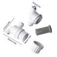 thumbnail image 2 of Billuyoard Mini conector de manguera de agua de 2 vías, sistema de nebulización de jardín, conector de tubería de filtro de agua con filtro de malla de Jardín y Patio Billuyoard HA6231-00B, 2 of 6