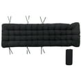 thumbnail image 6 of YEERSWAG Chaise Lounge Cushion with Pillow 67x20 Inch, Non Slip High Back Cushion for Outdoor Rocking Chair, Recliner, Patio, Indoor Sofa, 6 of 11