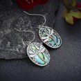 thumbnail image 4 of Pendientes de circonita ovalada geométrica con personalidad sencilla para mujeres y niñas, ZJ8665, 4 of 5