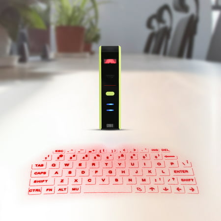 Yosoo Wireless Bluetooth Laser Virtual Projection Keyboard+Touchpad Mouse for Tablet Smartphone, Bluetooth Keyboard Mouse, Bluetooth Virtual (Best Laser Projection Keyboard)