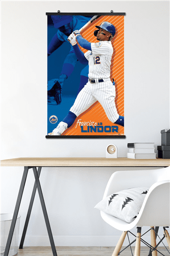 Francisco Lindor Poster New York Mets Print Kids Gift Gym 