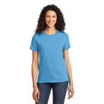 thumbnail image 1 of Port & Company LPC61 Ladies Essential Tees, Aquatic Blue - Large, 1 of 1