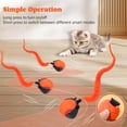 thumbnail image 3 of Interactive Cat Toy Rolling Ball for Indoor Cats, Automatic Motion Pet Ball with Enticing Feathers, USB Rechargeable Self Playing Kitten Exercise Toys for Fun and Entertainment, 3 of 6
