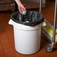 thumbnail image 3 of TrueCraftware- 20 Gallon Round Trash Can 19-1/2" Diameter x 23" Height White Color- Wastebasket Garbage Bin Recycling Bin Kitchen Bathroom Bedroom Office Trash can, 3 of 5