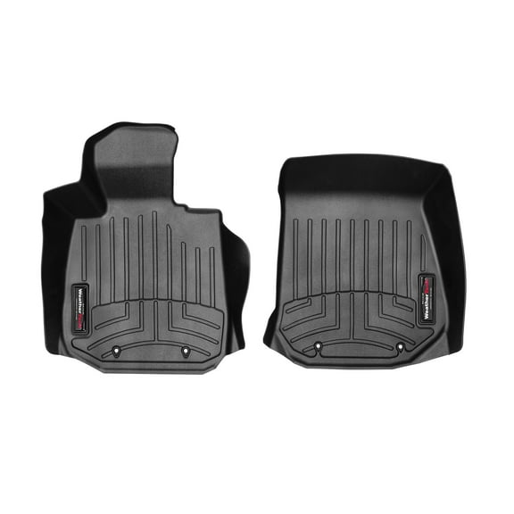 WeatherTech Custom Fit FloorLiners compatible with Z4 30i, Z4 M40i, Supra - 1st Row (Driver & Passenger), Black