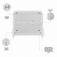 thumbnail image 3 of Armoire murale avec portes et tablettes Universal de Bush Business Furniture, blanc, 3 of 5