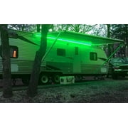 RV Awning Lights, 12V 16.4FT RV Camping Awning Lights, Motorhome Travel Trailer Canopy Led Lights, Waterproof RV Exterior Awning Strip Lights, RV Outdoor Lights
