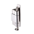 thumbnail image 5 of 2 Pcs Cabinet Hinge Cupboard Hinges Face Mount Satin Kitchen Doors Thickened Bed Frame Connectors, 5 of 6
