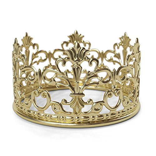 Gold Crown Cake Topper By The Preppy Crown Elegant Cake Decoration For King Queen Prince And Princess Themed Parties Royal Birthday Cake Decoration For Babies Kids Men And Women Walmart Com Gold Crown Cake Topper By The Preppy Crown Elegant Cake Decoration For King Queen Prince And Princess Themed Parties Royal Birthday Cake Decoration For Babies Kids Men And Women Walmart Com