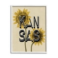 thumbnail image 4 of Stupell Industries Kansas Sunflowers Blossoms State Flower Botanicals Graphic Art White Framed Art Print Wall Art, Design by Daphne Polselli, 4 of 5