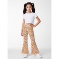thumbnail image 5 of Girls Flare Pants, AI Digital Print Bell Bottoms,All-Season Sizes 3-13Y, 5 of 6