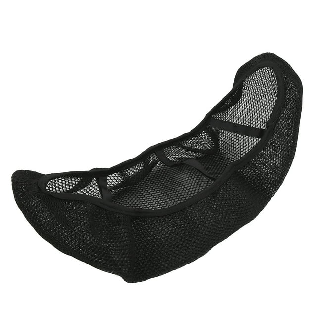 Motorcycle Cover, 3D Design Breathable Anti Skid Black Motorbike Saddle Pad For Autocycle