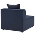 thumbnail image 4 of Modway Saybrook 103.5" 5-Piece Fabric Outdoor Patio Sectional Sofa in Navy, 4 of 11