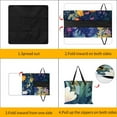 thumbnail image 3 of Cute Colorful Flower Picnic Blanket Waterproof Outdoor Beach Blanket Hand-held Pad Suitable for Travel, Camping, Beach, Family Gatherings, 3 of 7