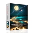 thumbnail image 2 of Rompecabezas Jazcimdo Moonlight Beach de 1000 Piezas 70x50 cm, 2 of 8