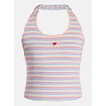 thumbnail image 5 of No Boundaries Pride Striped Halter Tank Top, Women's XXS-XXL, 5 of 5
