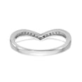 thumbnail image 5 of 14K White Gold Ring Band Wedding Diamond Round , Size 9, 5 of 7