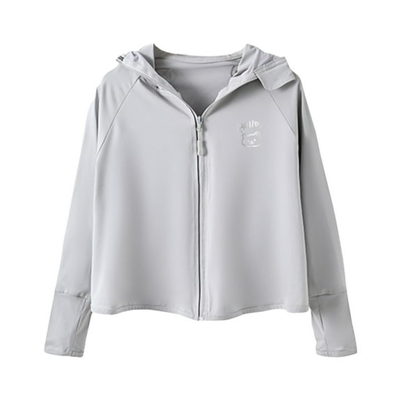 AUNVITO Boys Girls Summer Solid Color Rayon UPF 50 Sun Protection Loose-Fit Breathable Oversized Sun Jacket Lightweight Outdoor Casual