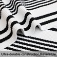 thumbnail image 3 of Christmas Outdoor Rug , Washable Rugs Front Porch Rug Cotton Woven Entryway Rug, Small Outdoor Patio Rug Layered Doormats Striped Carpet for Front Door/Farmhouse/Camping, 3 of 5