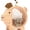 Default Wood Piggy, variant on General Wooden Piggy Bank for Kids, Larger Wood Money Bank for Boys Girls, Cute Unbreakable Money Box for Toddlers, Clear Coin Bank Toys Personalized Gifts for Child Birthday Christmas & Decor
