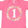 thumbnail image 4 of Inktastic 1st Birthday Rose Flower Wreath Girls Girls Baby Bodysuit, 4 of 5