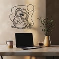 thumbnail image 6 of Violaura Owl Metal Wall Art - Easy to Install Hanging Perfect for Home, Living Room Decor (24" x 24"), 6 of 8