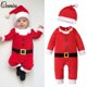thumbnail image 2 of Ceeniu, mameluco navideño para bebé, Cosplay para niño y niña, mono de Papá Noel con sombrero, ropa de Navidad para recién nacido, disfraz de Festival para bebé, 2 of 4