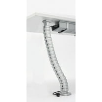 We're it Spine Cable Management - Expandable Wire Organizer for Desk, 51" Height Range, Silver