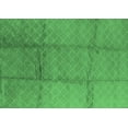 thumbnail image 1 of Ahgly Company Indoor Rectangle Solid Emerald Green Modern Area Rugs, 2' x 3', 1 of 4
