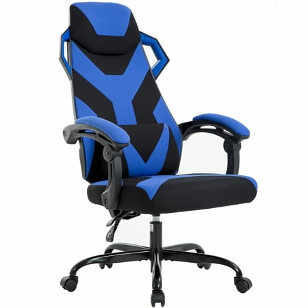 Ergonomic Gaming Chair Racing Office Chair High-Back Fabric Desk Chair Executive Swivel Rolling Computer Chair Lumbar Support For Back Pain,