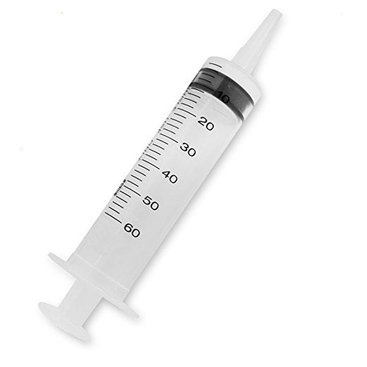 EXELint 60 ml Disposable Syringe, Sterile Single Pack, 50 ml to 60 ml