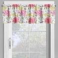thumbnail image 4 of Ambesonne Floral Valance & Curtain, Watercolor Meadow Flowers, 55"x36", White Multicolor, 4 of 7