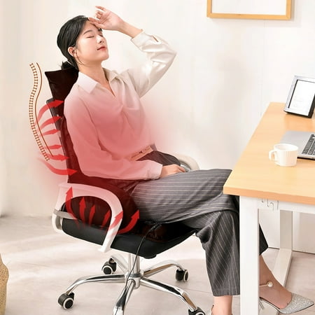

Portable Heated Seat Cushion for Office Chair with Temperature Control and Timer Back and Seat Heating - for Office/Home Use