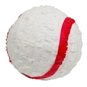 Pinatas AX-AY-ABHI-63506 Baseball, Red and White