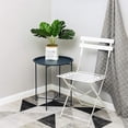 thumbnail image 3 of Taomika Blue Side Table / End Table with Round Removable Tray, Set of 2, 3 of 7