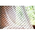 thumbnail image 2 of Geometric Tulle Curtains with Rod Pocket, Old Fashion Large Polka Dots Spots with Modern Digital Effects Minimalist Design, Sheer Drape for Wedding Party 2 Panels, 7 Sizes, Black White, by Ambesonne, 2 of 3