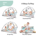 thumbnail image 3 of The Peanutshell Safari 123 Activity Gym and Baby Play Mat, Baby Gym Activity Center, 7-Piece Count, 3 of 7