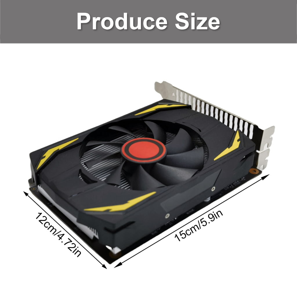 WINDLAND Desktop Gaming GPU GTX750TI 4GB 128BIT DDR5 Memory DirectX11 Efficient Cooling