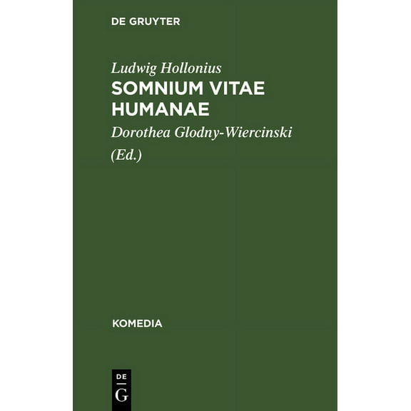 Komedia: Somnium Vitae Humanae (Hardcover)