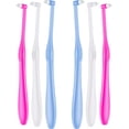 thumbnail image 1 of 6 Pieces Tuft Toothbrush Tufted Brush End-Tuft Tapered Trim Toothbrush Soft Trim Toothbrush Single Compact Interdental Interspace Brush for Detail Cleaning, 1 of 7