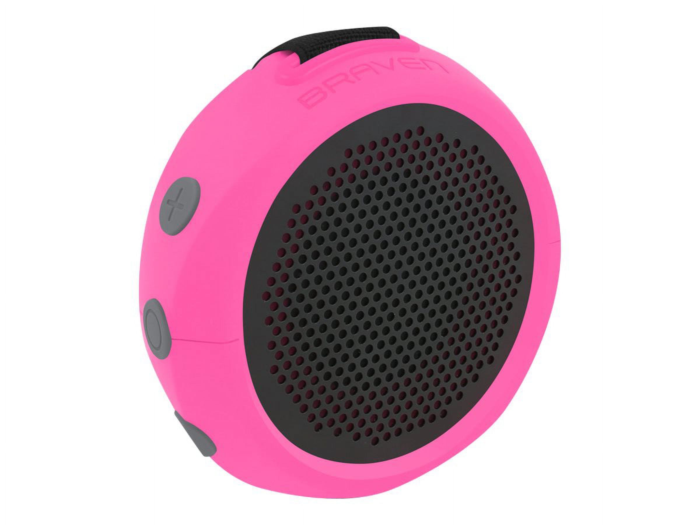 Braven Portable Bluetooth Speaker, Raspberry, 105 - image 2 of 7
