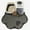 Grey-Black, variant on Cute Cat Litter Mat 24”x16”, Litter Box Mat, Litter Trapping Mat, Soft on Kitty Paws, Easy Clean, Anti Slip, Pet Accessories, Door Floor mats - Red Green60*40