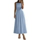 thumbnail image 1 of Vestido largo PRETTYGARDEN de punto con retazos de verano 2025 para mujer, 1 of 9