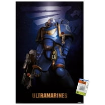 Warhammer 40K - Ultramarine Wall Poster with Pushpins, 22.375" x 34"