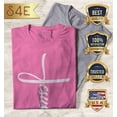 thumbnail image 2 of S4E Women's Jesus Cross Religious T-Shirt XXX-Large Azalea Pink, 2 of 4