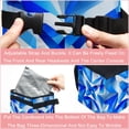 thumbnail image 4 of Flag of Israel Foldable Car Trash Bin with Lid and Leak-Proof Mini Trash Can - Hanging Storage Bag for Car Garbage Can, 4 of 6