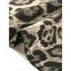 thumbnail image 5 of VESTIDO DE MUJER INSPIRE CHIC Estampado de Leopardo Manga Larga Ruffle Cuello en V Smoked Flowy Midi Vestidos Cheetah con Bolsillos XL Marrón, 5 of 6