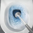 thumbnail image 4 of Toilet Brush with Strong Bristles, Long Handle for Effective Cleaning, Ventilated Holder for Sanitary Storage, 360° Toilet Bowl Cleaning Brush, 4 of 9