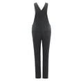 thumbnail image 4 of MSJUHEG Jumpsuits For Women One Piece Jumpsuits For Women Button Front Adjustable Strap Denim Dress Bodycon Overall Jean Rompers Jeans Womens Jumpsuit Gray L, 4 of 7